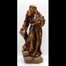 15" Wood Carved St. Francis SKU C074-002
